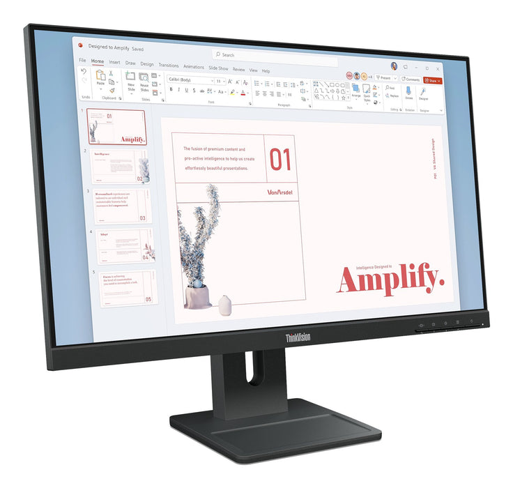EAN 198156755490 - Lenovo ThinkVision E24-40 pantalla para PC 60,5 cm (23.8") 1920 x 1080 Pixeles Full HD LCD Negro imagen 3