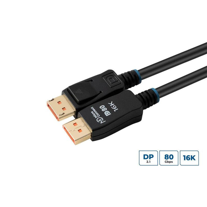 16k Displayport 2.1 80gbps  Cable 2m, Black