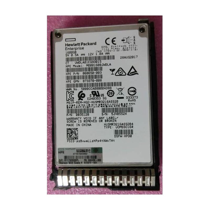 1.6tb Sas 12g Sff Sc Ds Mu Ssd