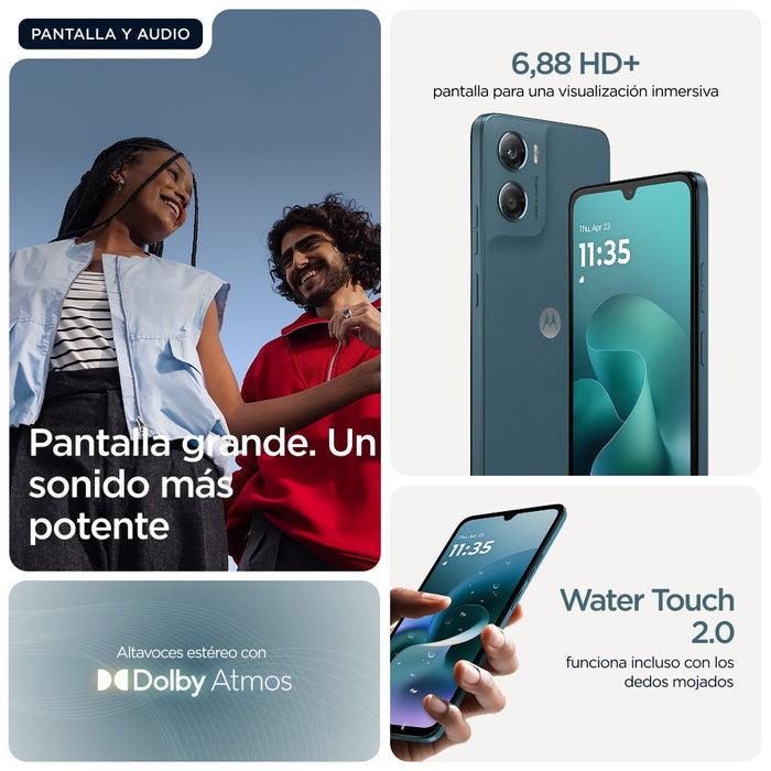 EAN 840493609096 - Motorola moto g06 power 17,5 cm (6.88") SIM doble Android 15 4G USB Tipo C 8 GB 256 GB 7000 mAh Azul imagen 17
