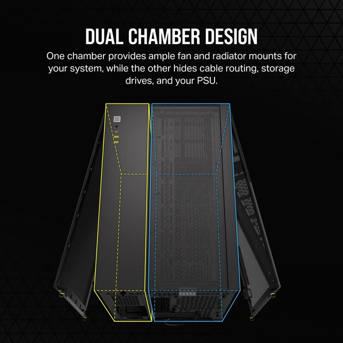 EAN 0840006674962 - Corsair 2500X Midi Tower Negro imagen 3