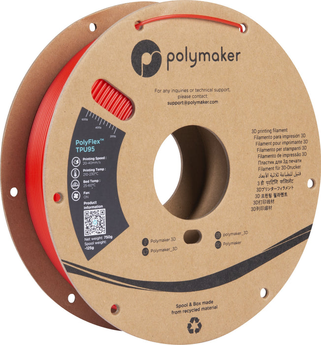 EAN 6938936710615 - Polymaker PD01003 material de impresión 3d Rojo 750 g imagen 1