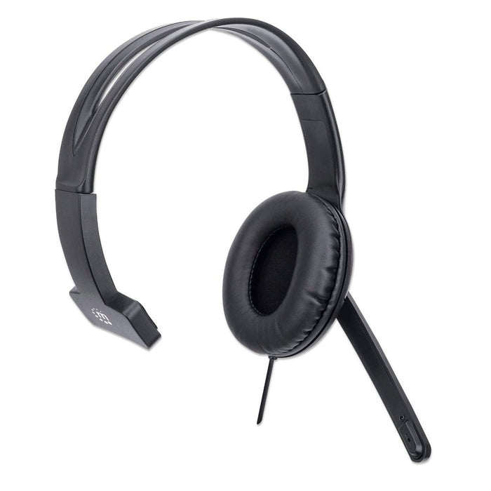 EAN 0766623179874 - Manhattan 179874 auricular y casco Auriculares Alámbrico Diadema Oficina/Centro de llamadas USB tipo A Ne imagen 2