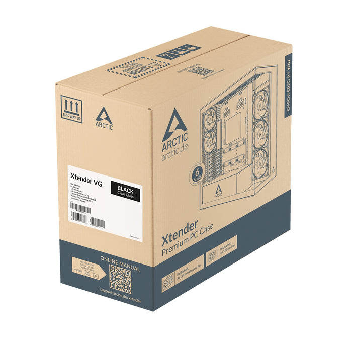EAN 4895265001321 - ARCTIC Xtender VG Black (Clear Glass) Negro, Transparente imagen 10