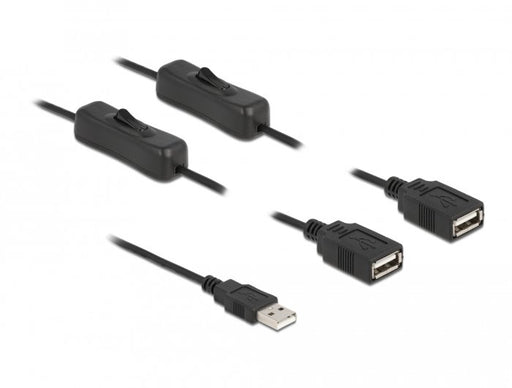 EAN 4043619868032 - DeLOCK 86803 cable USB USB 2.0 USB A 2 x USB A Negro imagen 1