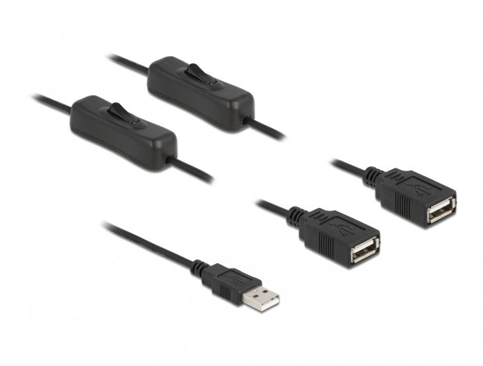 EAN 4043619868032 - DeLOCK 86803 cable USB USB 2.0 USB A 2 x USB A Negro imagen 1