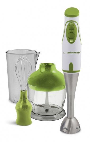 EAN 5901299914786 - Esperanza EKM003G licuadora 0,75 L Batidora de inmersión 450 W Verde, Blanco imagen 1