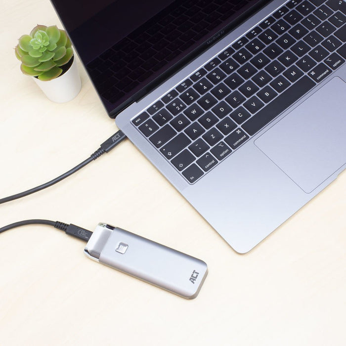 EAN 8716065501957 - ACT AC7431 cable USB USB4 Gen 2x2 1 m USB C 20 Gbit/s 240 W Negro imagen 3