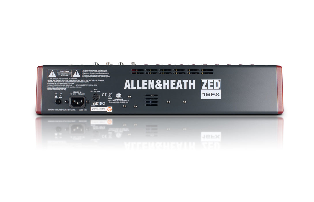 EAN 6938122237483 - Allen & Heath ZED16FX mezclador DJ 16 canales 20 - 20000 Hz Gris, Rojo imagen 3
