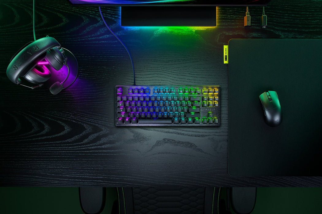 EAN 8887910075500 - Razer Huntsman V3 HE Magnetic Tenkeyless 8KHz teclado Juego USB QWERTY Inglés Negro imagen 4