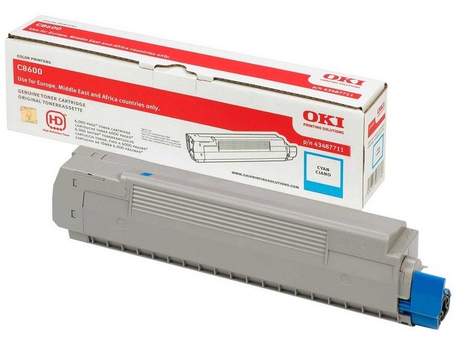 EAN 5031713037736 - OKI 43487711 cartucho de tóner 1 pieza(s) Original Cian imagen 1