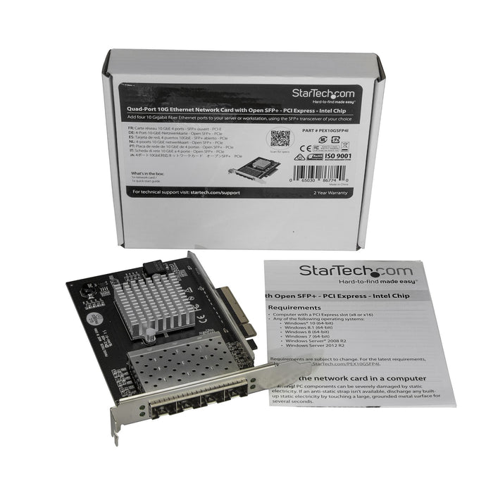 EAN 0065030867740 - StarTech.com PEX10GSFP4I adaptador y tarjeta de red Interno Fibra 20000 Mbit/s imagen 5