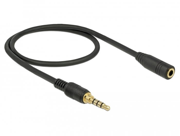 EAN 4043619856275 - DeLOCK 85627 cable de audio 0,5 m 3,5mm Negro imagen 2