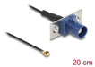 EAN 4043619907311 - DeLOCK 90731 cable coaxial 1.13 0,2 m FAKRA C I-PEX MHF1 Negro, Azul imagen 2