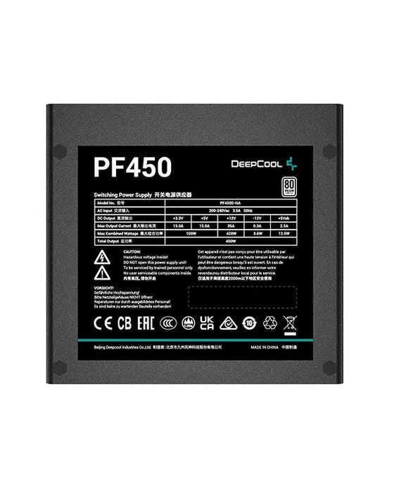 EAN 6933412709343 - DeepCool PF450 unidad de fuente de alimentación 450 W 20+4 pin ATX ATX Negro imagen 3