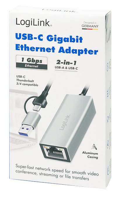 EAN 4052792076523 - LogiLink UA0238B adaptador y tarjeta de red Ethernet 1000 Mbit/s imagen 2
