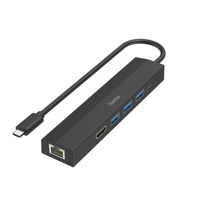 EAN 4047443505484 - Hama 00200144 hub de interfaz USB 3.2 Gen 1 (3.1 Gen 1) Type-C 5000 Mbit/s Negro imagen 1