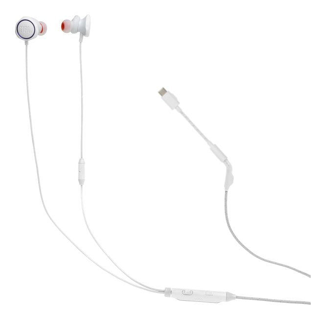 EAN 1200130015489 - JBL Quantum 50C Auriculares Alámbrico Dentro de oído Juego Blanco imagen 1