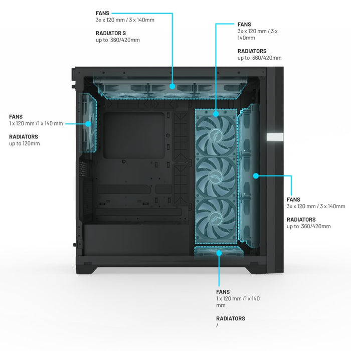 EAN 5298003821004 - Valkyrie VK02 LCD Black Midi Tower Negro imagen 10