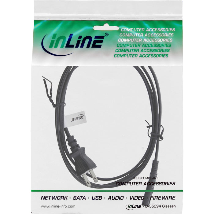 EAN 4043718283941 - InLine 16654P cable de transmisión Negro 1,8 m NEMA 1-15P C7 acoplador imagen 2
