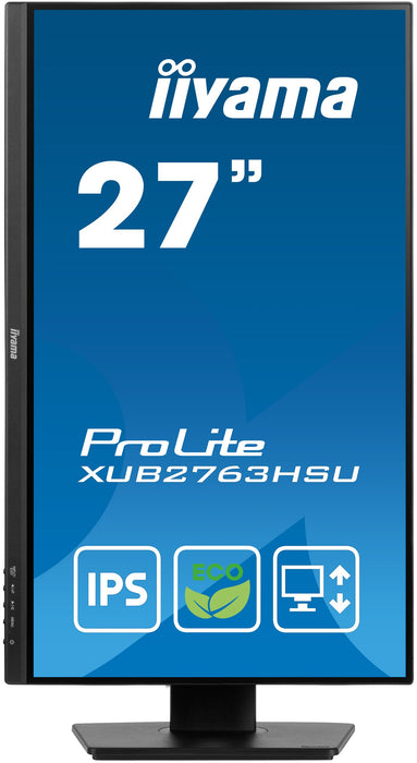 EAN 4948570123780 - iiyama ProLite XUB2763HSU-B1 pantalla para PC 68,6 cm (27") 1920 x 1080 Pixeles Full HD LED Negro imagen 3