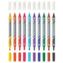 EAN 4008110498201 - Herlitz 11367232 marcador 10 pieza(s) Punta fina Negro, Azul, Marrón, Verde, Naranja, Rosa, Púrpura, Rojo imagen 3