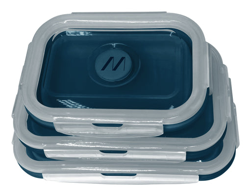 EAN 8021735219071 - Muitomas LUNCHBOXSETBL fiambrera Conjunto de fiambrera y bidón reutilizable Plástico, Silicona Azul 3 pie imagen 1
