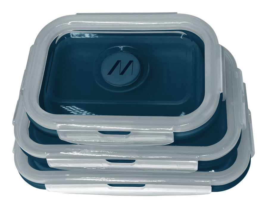 EAN 8021735219071 - Muitomas LUNCHBOXSETBL fiambrera Conjunto de fiambrera y bidón reutilizable Plástico, Silicona Azul 3 pie imagen 1