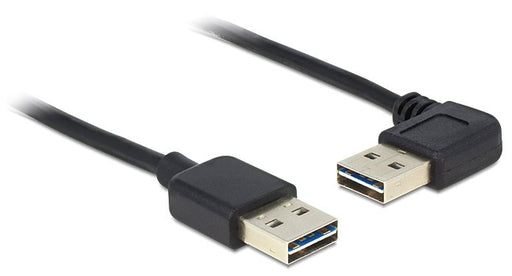 EAN 4043619834662 - DeLOCK 3m USB 2.0 A m/m 90° cable USB USB A Negro imagen 1