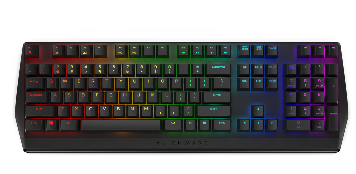 EAN 5397184356951 - Alienware AW410K teclado Juego USB Internacional de EE.UU. Negro imagen 1