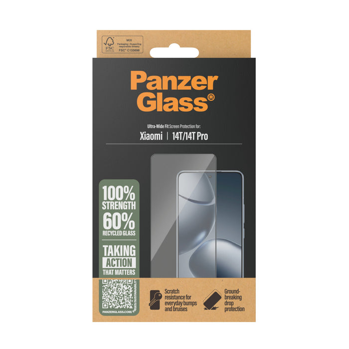 EAN 5715685018015 - PanzerGlass ® Screen Protector Xiaomi 14T | 14T Pro | Ultra-Wide Fit Protector de pantalla 1 pieza(s) imagen 3