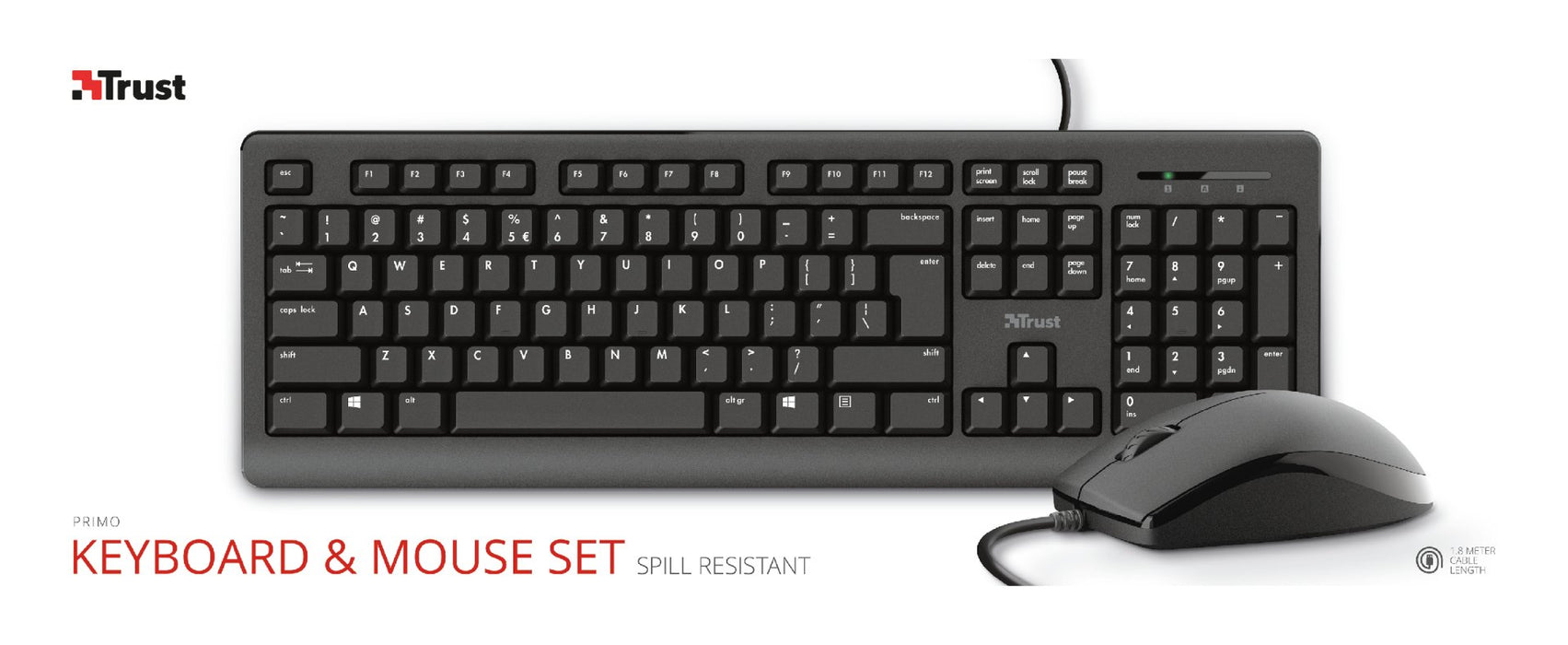 EAN 8713439239737 - Trust Primo teclado Ratón incluido Oficina USB Alemán Negro imagen 12