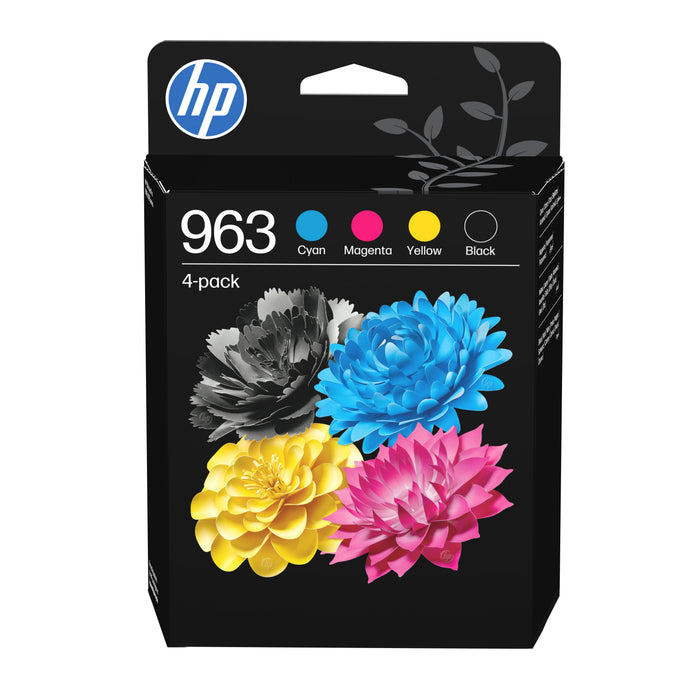 EAN 199764688712 - HP 963 4-Pack CMYK(4) Original Ink Cartridge Combo cartucho de tinta 5 pieza(s) Rendimiento estándar Negro imagen 1