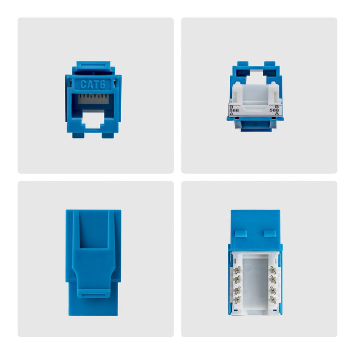 EAN 65030912808 - StarTech.com C6KEY110BL24PK módulo de conector de red imagen 5