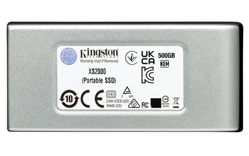 EAN 0740617321340 - Kingston Technology XS2000 1 TB USB Tipo C 3.2 Gen 2 (3.1 Gen 2) Negro, Plata imagen 2