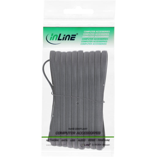EAN 4043718013258 - InLine 18840 cable telefónico 10 m Negro imagen 2