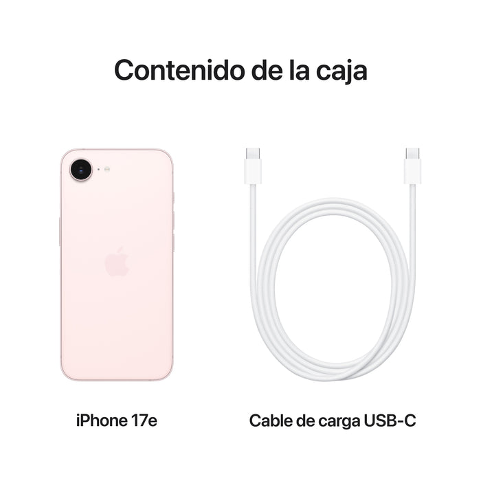 EAN 195951031477 - Apple iPhone 17e 15,5 cm (6.1") SIM doble iOS 26 5G USB Tipo C Rosa claro imagen 7