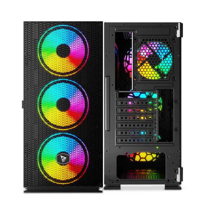 EAN 5901986046301 - Savio SAVGC-RAPTORX1 carcasa de ordenador Midi Tower Negro imagen 5