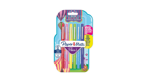 EAN 3026981084690 - Papermate Flair rotulador Medio Multicolor 6 pieza(s) imagen 1