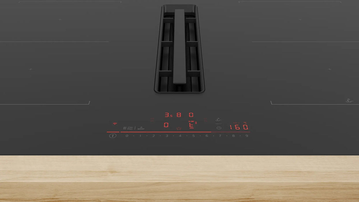 EAN 4242005433612 - Bosch Serie 6 PVQ811H26E hobs Negro Integrado 80 cm Con placa de inducción 4 zona(s) Campana integrada imagen 2
