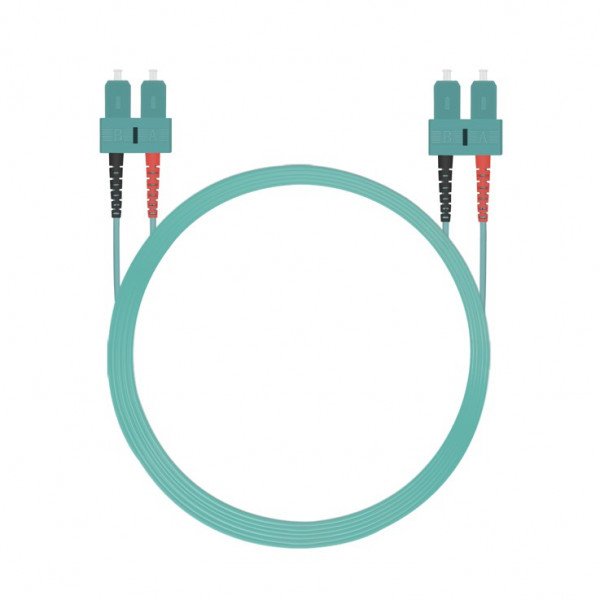 EAN 4005938552665 - Helos 255266 Cable de fibra óptica e InfiniBand 0,5 m SC Color aguamarina imagen 2
