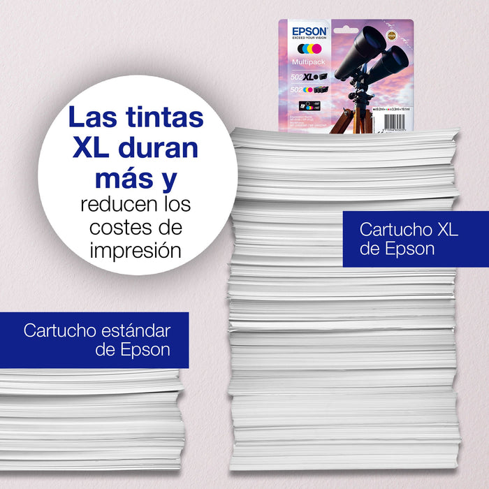 EAN 8715946673530 - Epson Ink/Multipack 4-colours 502 EasyMail cartucho de tinta 1 pieza(s) Rendimiento estándar Negro, Cian, imagen 3