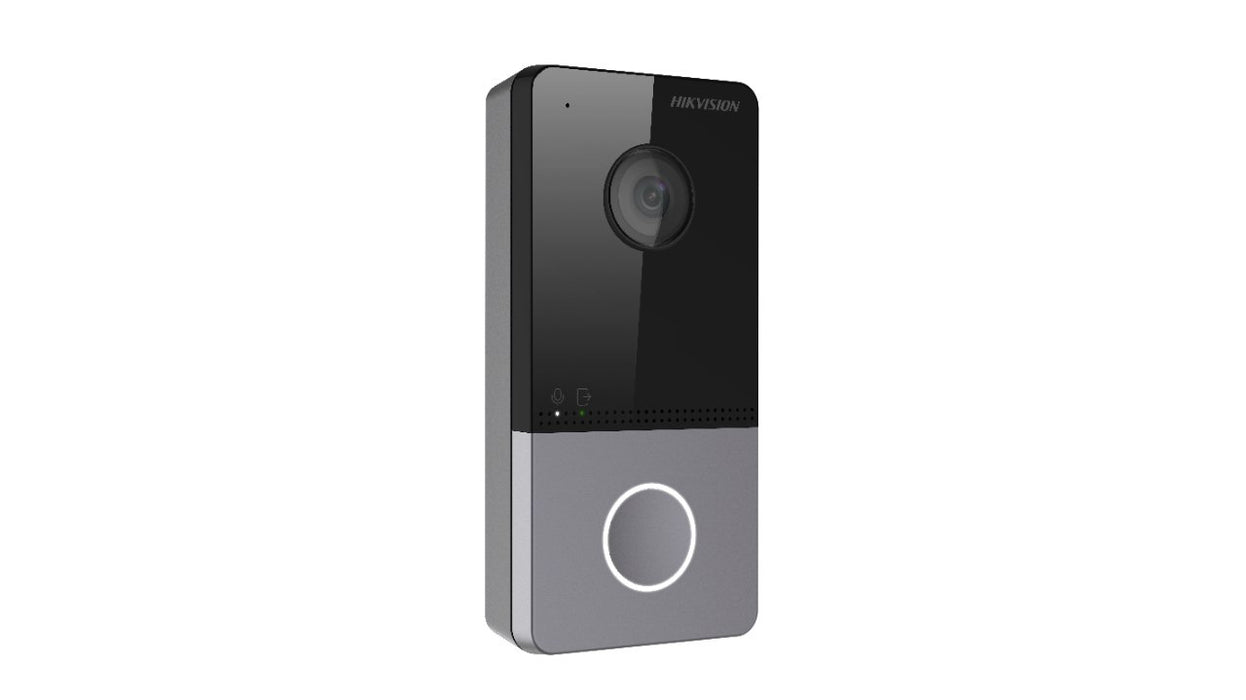 EAN 6931847170455 - Hikvision DS-KV6113-WPE1(C) sistema de intercomunicación de video 2 MP Negro, Gris imagen 3