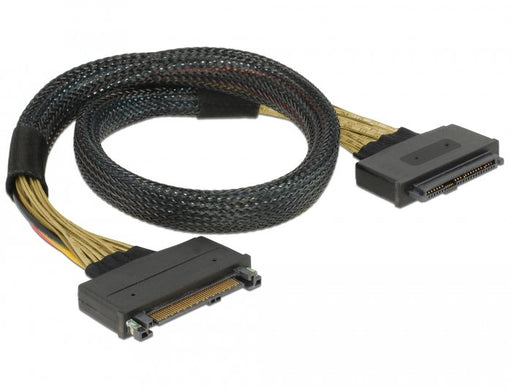 EAN 4043619857388 - DeLOCK 85738 cable Serial Attached SCSI (SAS) 0,5 m 4 Gbit/s Negro imagen 1