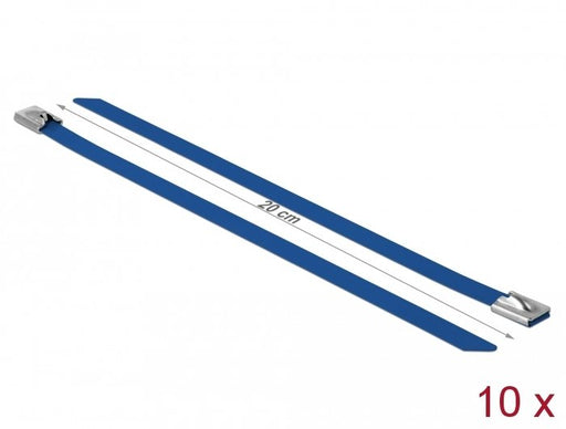 EAN 4043619187973 - DeLOCK 18797 presilla Acero Azul 10 pieza(s) imagen 2