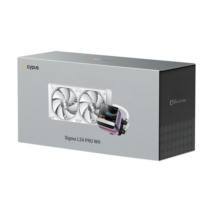 EAN 6977414881447 - Ocypus Sigma L24 PRO Procesador Sistema de refrigeración líquida todo en uno 12 cm Blanco 1 pieza(s) imagen 6