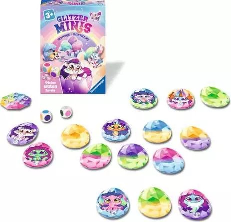 EAN 4005555100027 - Ravensburger Glitzer Minis 15 min Juego De Cartas Coleccionable imagen 3