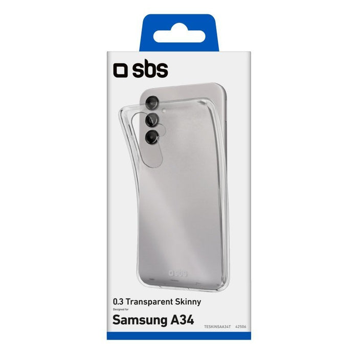 EAN 8018417442506 - SBS Skinny cover funda para teléfono móvil 16,8 cm (6.6") Transparente imagen 3