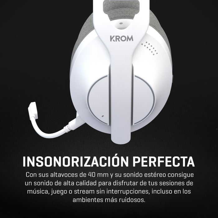 EAN 8436587976674 - Krom Phase Inalámbrico y alámbrico Diadema Juego USB Tipo C Bluetooth imagen 12
