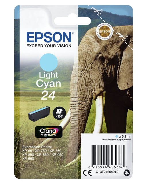 EAN 8715946625393 - Epson Elephant C13T24254022 cartucho de tinta 1 pieza(s) Original imagen 2